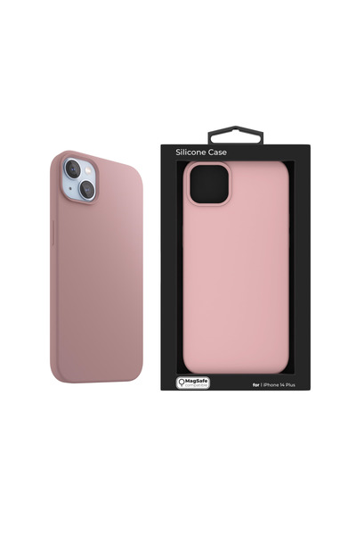 NOA Husa de protectie din silicon compatibila MagSafe pentru iPhone 14 Plus (...