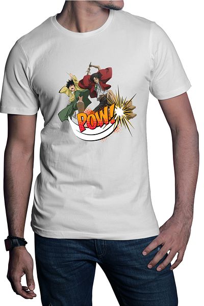 OEM Tricou barbat Rurouni Kenshin Yahiko Mugen Hit Ninja