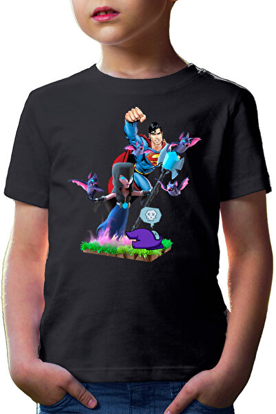 OEM Tricou copii Clash of Clans Superman Among Us Crash Bats Fly Magic