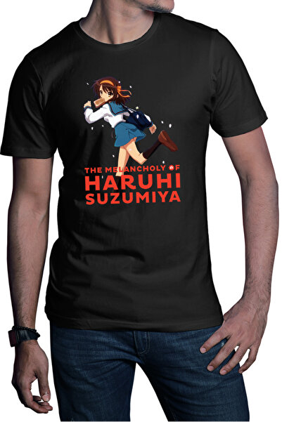 OEM Ανδρικό T-shirt Haruhi Suzumiya Run Sakura Bread High School Club