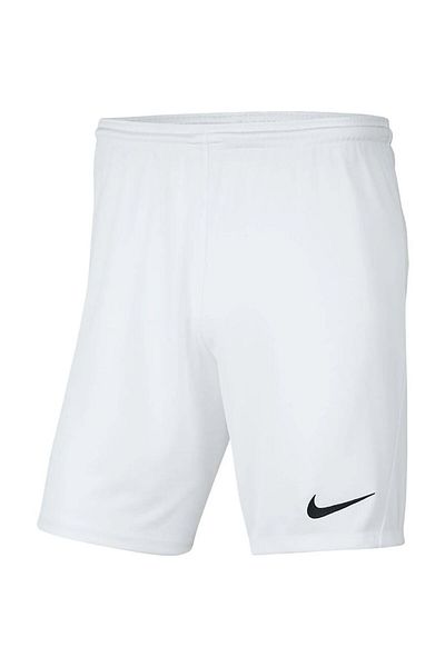 Nike Dri-Fit Park Iii White Men's Soccer Shorts Game Day Bv6855-100