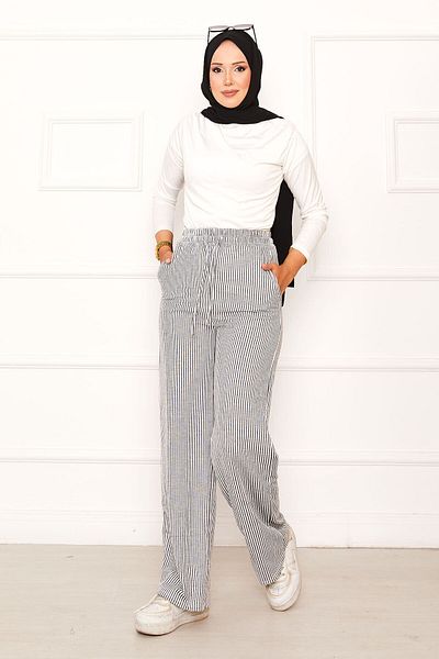 EBRUTESETTÜR Buy Rubber Laced Striped Casual Trousers