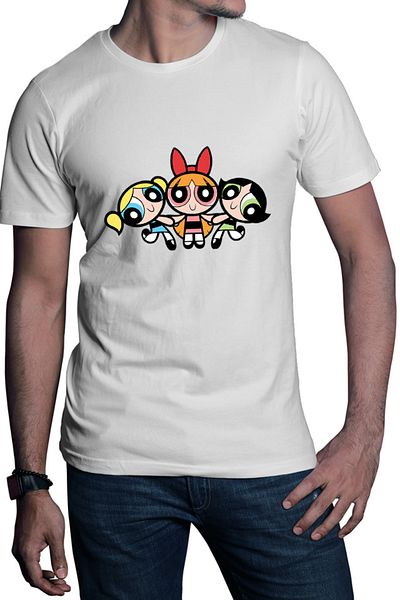 OEM Tricou barbati The Powerpuff Girls Cartoon Action Kids