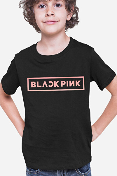 OEM Blackpink In Your Area Λογότυπο Σλόγκαν K-Pop Παιδικό T-shirt