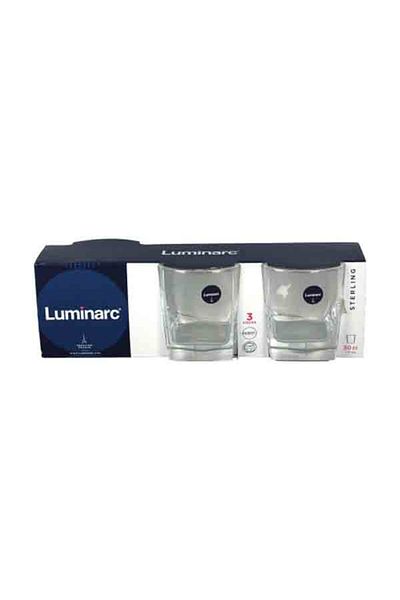 Luminarc 3-Piece Sterling Glass Tumbler