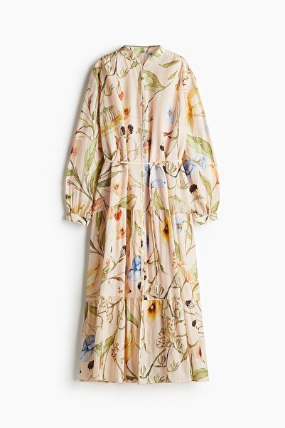 H&M Oversize Krinkle Elbise