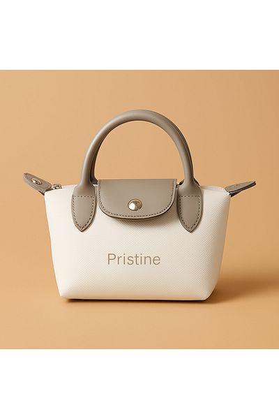 chicora Pristine Mini Clamshell Handbag