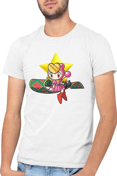 OEM Men's T-shirt Bomberman Women Carpet Star Fly