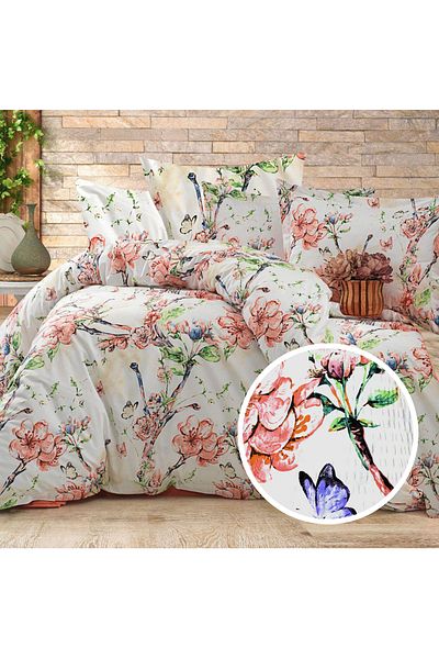 Pucioasa 100% Cotton Crepe Bed Linen (Crep8) - King Size