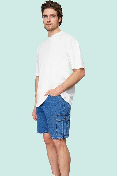 PayBuy Men's Denim Shorts Pocket Detail Cotton Must-Have for Casual Combos Weekend Summer Months