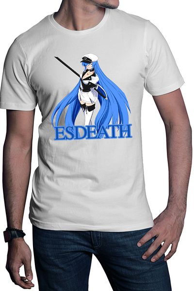 OEM Tricou Barbati Akame Ga Kill Esdeath Spadasin Otaku Bishoujo Gore