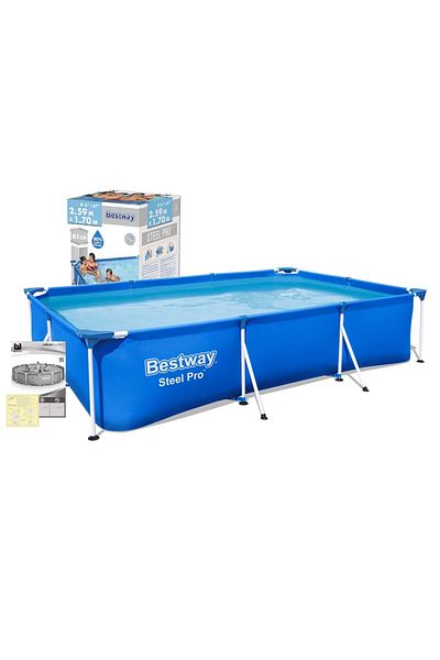 BESTWAY Piscină Steel Pro 259 x 170 x 61 cu cadru #56403