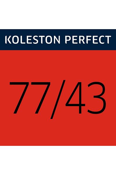 Wella Professionals Βαφή μαλλιών Wella Professionals Koleston Perfect 77/43 Ξανθό Μέτριο, Έντονο Κόκκινο, Χρυσό