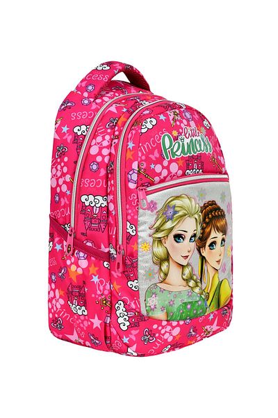 Çanta Trend Set școlar din 3 piese, geantă pentru școală primară cu model înghețat, cutie de prânz, suport pentru stilouri