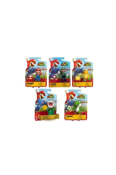 Spin Masters Nintendo Super Mario Figure 4 inch Assorted - 1 Piece