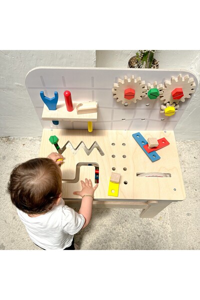 Bammy Collection Bammy Workbench Ahşap Tamir Tezgahı Oyuncak