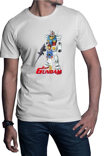OEM Men's T-shirt Amuro Ray Robot Weapon
