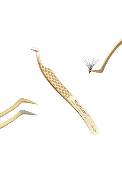 NAGARAKU Lüx Ipek Kirpik Cımbızı AG-08