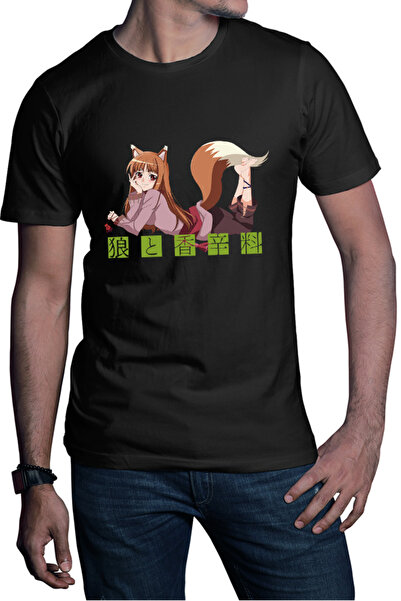 OEM Spice And Wolf Holo Anime Slice of Life Men's T-Shirt
