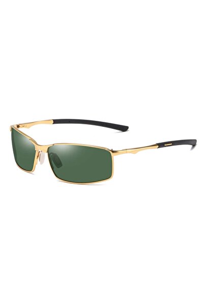 SKYDDAR INNOVATION Men's sunglasses, Polarized, Skyddar 559, Black;green;gold