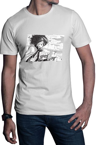 OEM Men's T-shirt Battle Angel Alita Gally Sing Wind Animekage