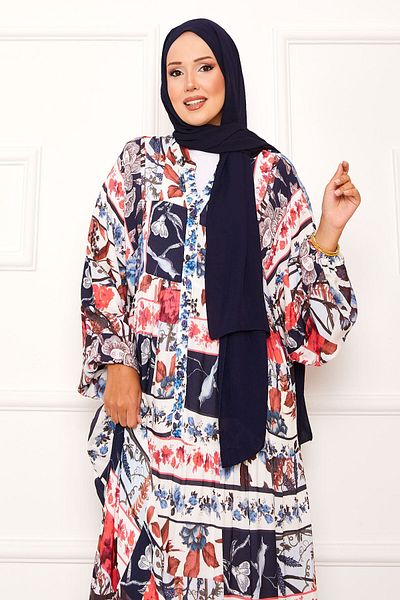 EBRUTESETTÜR Floral print viscose dress