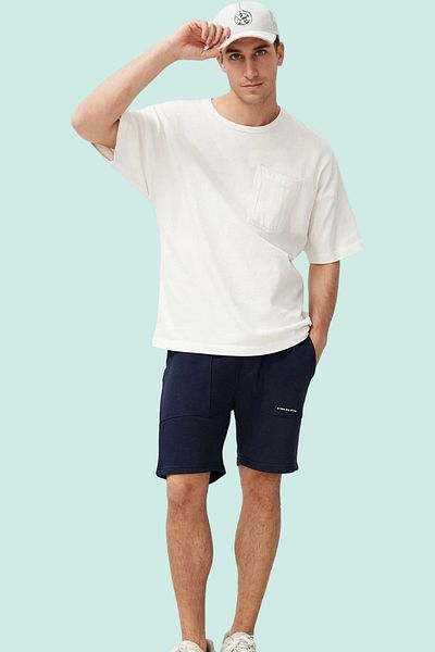 PayBuy Men's Regular Normal Cut Letter Printed Shorts Pipe Leg Casual Combinations Summer Must-Have