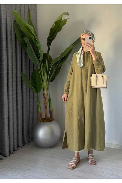 BelezaStore Muslin Shirt Dress