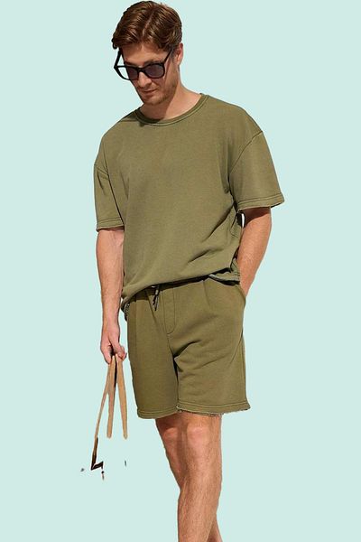 PayBuy Men's Wide Cut Short Shorts Cotton Comfortable Casual Style Special Occasions Summer Must-Have