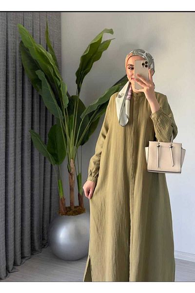 BelezaStore Muslin Shirt Dress