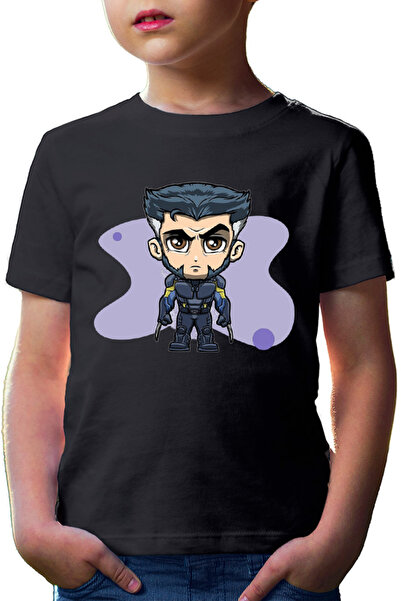 OEM Παιδικό T-shirt Wolverine Chibi Anime Claws Angry