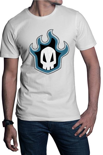 OEM Men's T-shirt Bleach Logo Ichigo Anime Shonen Manga
