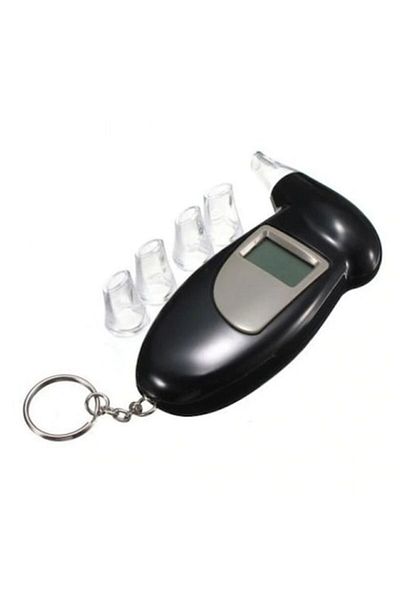 Iso Digital Alcohol Tester with Display and 4 Interchangeable Mouthpieces