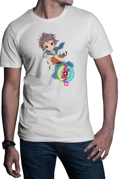OEM Tricou barbati Haruhi Suzumiya Yuki SOS Manga Comedy Marvel