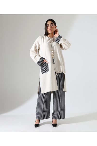 Fi'l Arz Fashion Linen Tunic Set
