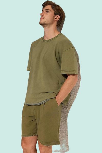 PayBuy Men's Wide Cut Short Shorts Cotton Comfortable Casual Style Special Occasions Summer Must-Have