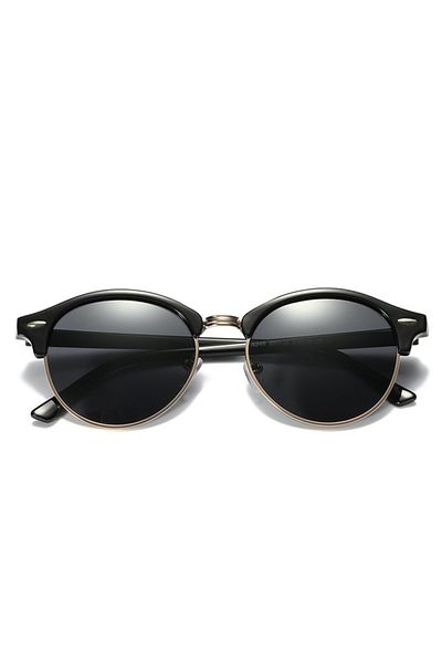 SKYDDAR INNOVATION Men's sunglasses, Round, Polarized, Skyddar 66612, Black