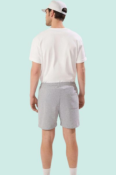 PayBuy Men's Melange Shorts Regular Waist Straight Silhouette Short Length Daily Use Indispensable in Summer