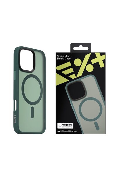NOA Husa de protectie Mist Shield cu MagSafe pentru iPhone 16 Pro Max, Verde