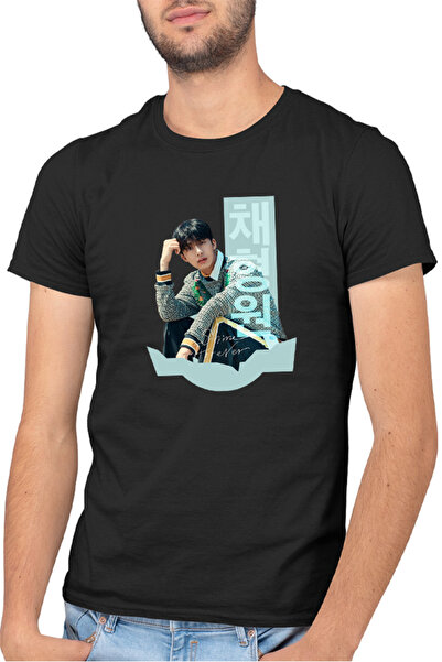 OEM Men's T-shirt MonstaX Shine Hyungwon Actor Dancer Collection Idol