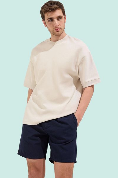 PayBuy Men's Cotton Plain Patterned Shorts Tube Leg Casual Summer Daily Combination Weekend Modern Design