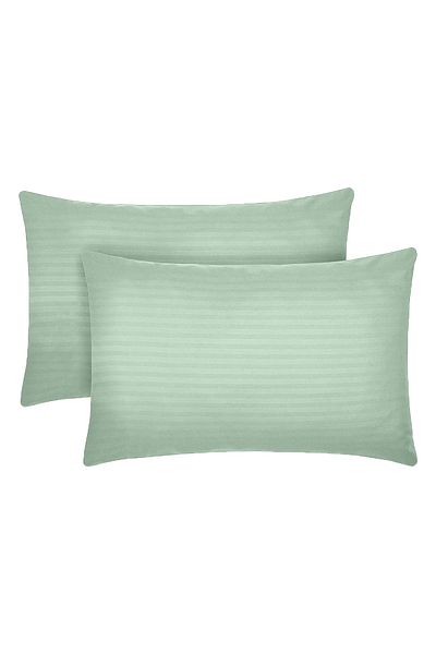 Five Store Set 2 huse perna din damasc, densitate 130 g/mp, Vernil, 50/70cm