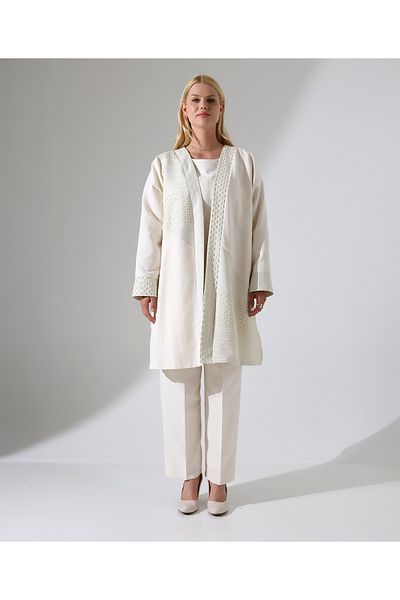 Fi'l Arz Fashion Large Size Linen Set