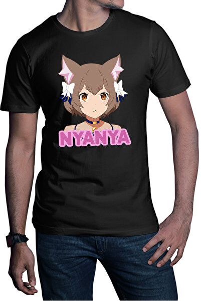 OEM Ανδρικό T-shirt Re Zero Felix Cat New Kawaii Magic Youtube