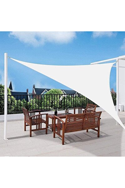 PROCART Copertină parasolar triunghiulară, inele de montare, 3x3x3 m, imperme...