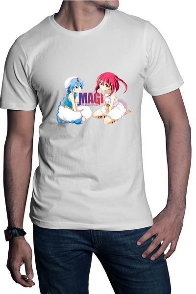 OEM Tricou barbati Magi The Labyrinth of Magic Alladin Morgiana Sitting