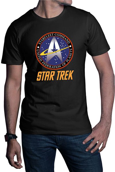 OEM Tricou barbati Star Trek Starft Command Academy Emblem