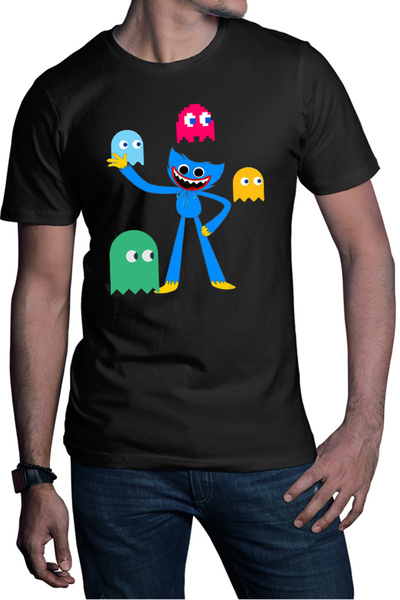 OEM Tricou barbati Huggy Wuggy Pac Man Ghost NPC Horror Game