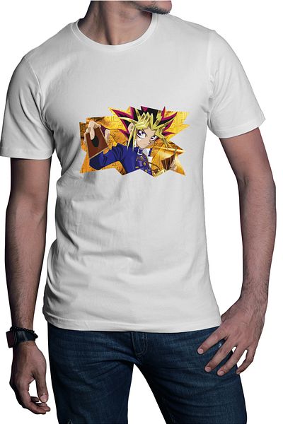 OEM Men's T-shirt Yu-Gi-Oh! Card Yugi Mutou Anime Kazuki Takahashi