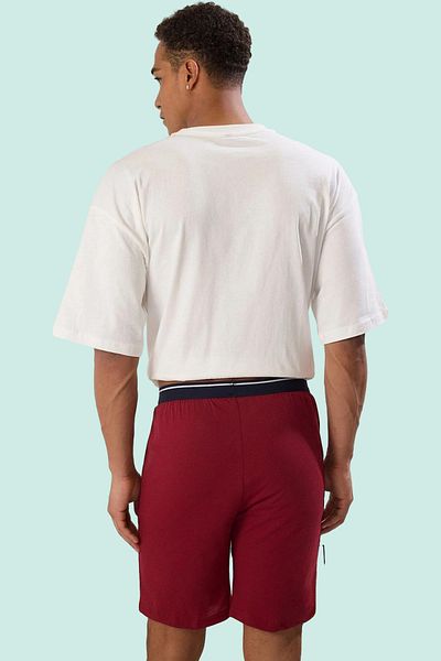 PayBuy Men's Short Length Relaxed Fit Knitted Shorts 2 Pack Daily Comfort Weekend Quality Material